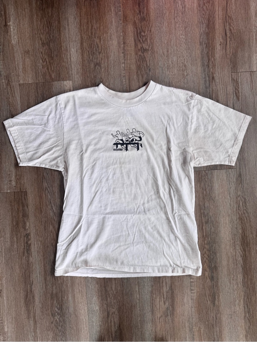 Vintage Adidas Track Hurdles Running T-Shirt - size Medium
